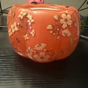 Fall 2025 Bath and Body Works Glass Pumpkin Candle Holder